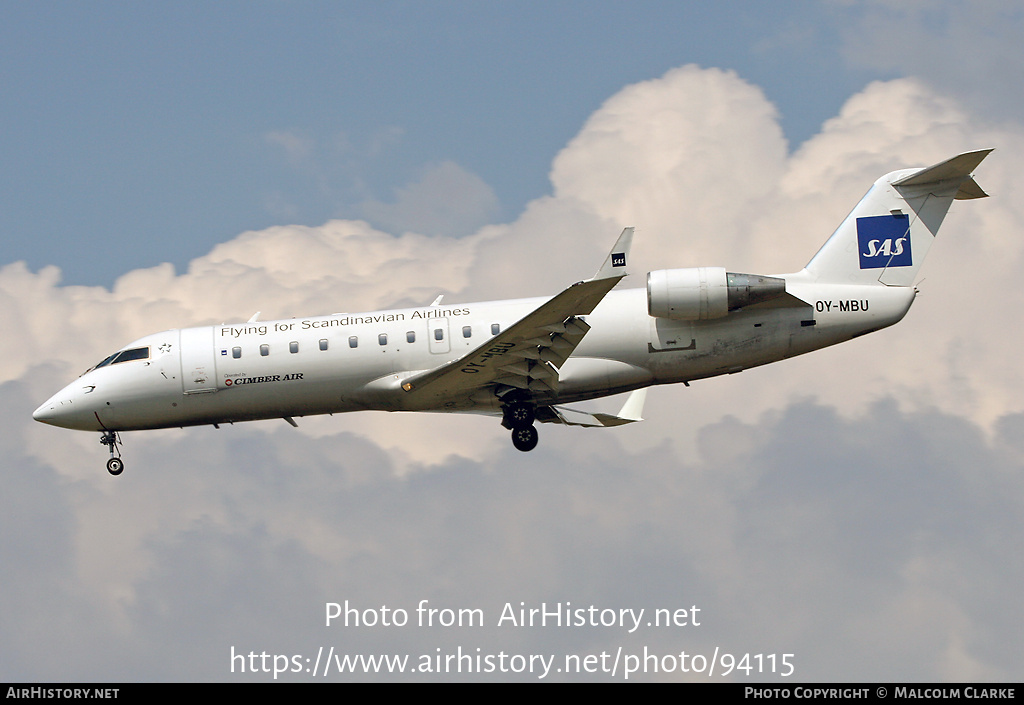 Aircraft Photo of OY-MBU | Bombardier CRJ-200LR (CL-600-2B19) | Scandinavian Airlines - SAS | AirHistory.net #94115