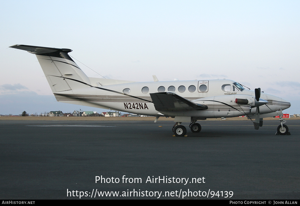 Aircraft Photo of N242NA | Beech B200 Super King Air | AirHistory.net #94139