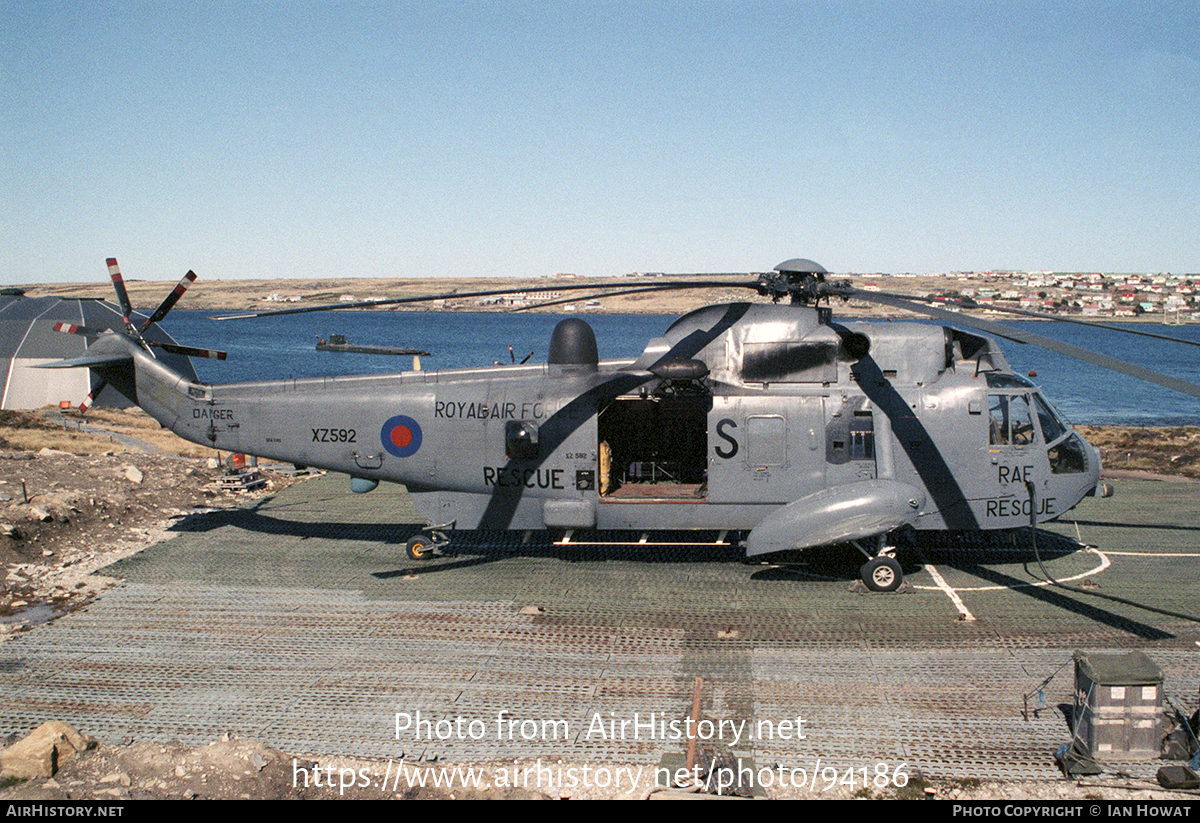 Aircraft Photo of XZ592 | Westland WS-61 Sea King HAR3 | UK - Air Force | AirHistory.net #94186