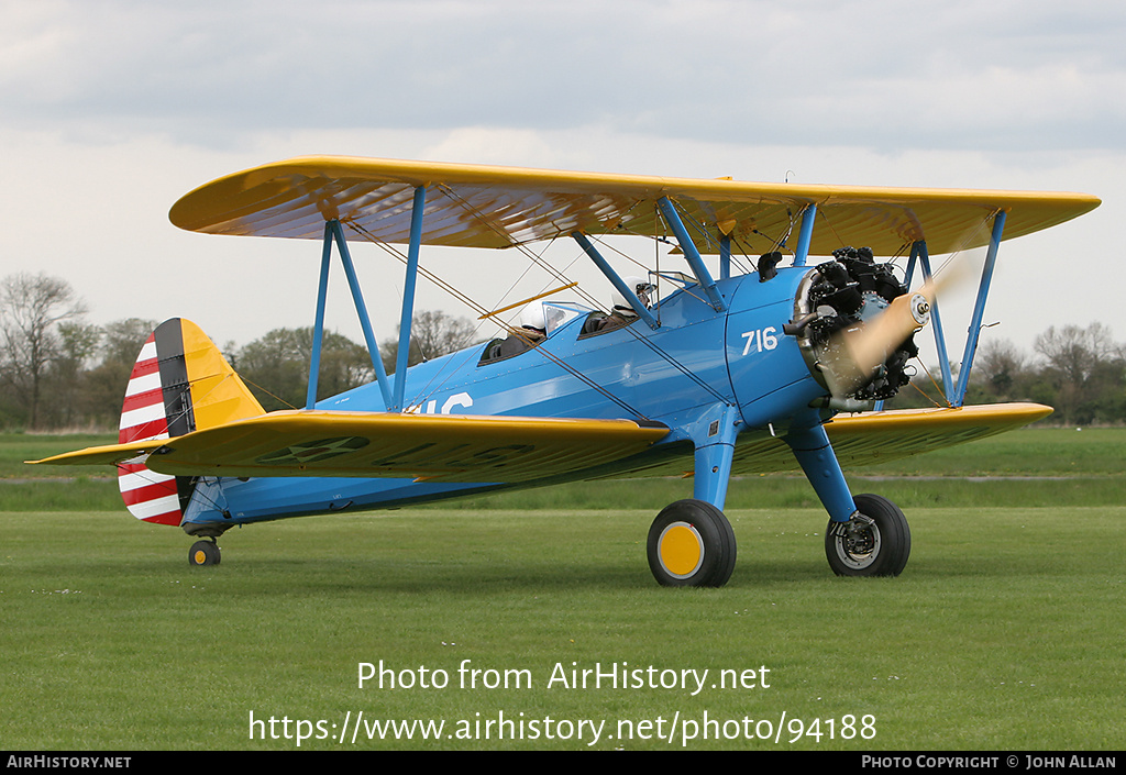 Aircraft Photo of N1731B | Boeing PT-13D Kaydet (E75) | USA - Army | AirHistory.net #94188