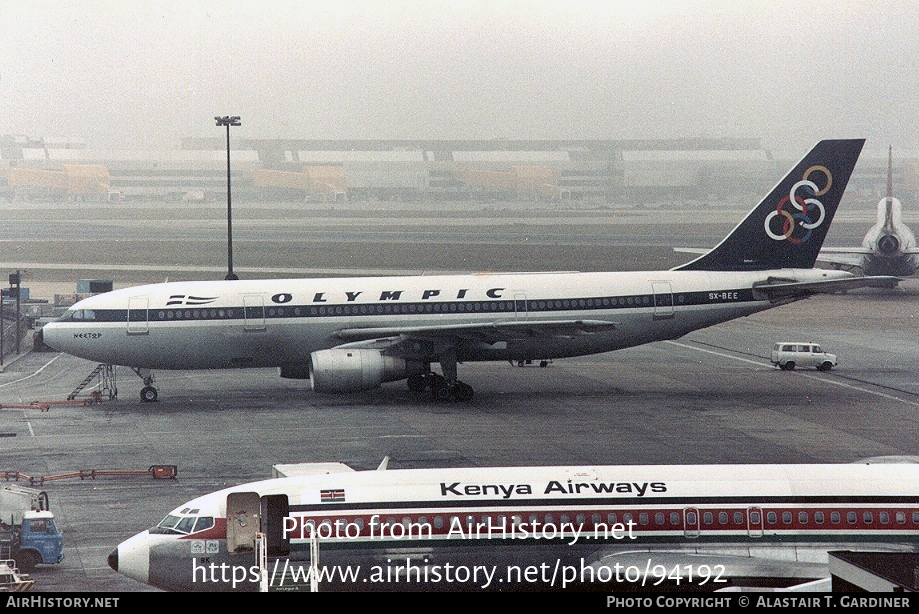 Aircraft Photo of SX-BEE | Airbus A300B4-203 | Olympic | AirHistory.net #94192