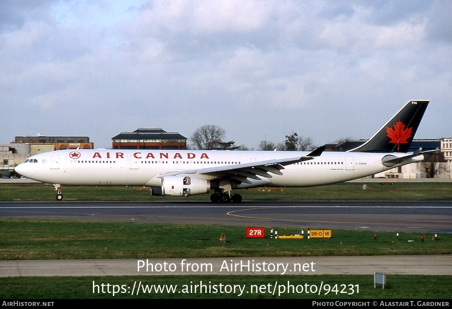 Aircraft Photo of C-GHKW | Airbus A330-343 | Air Canada | AirHistory.net #94231