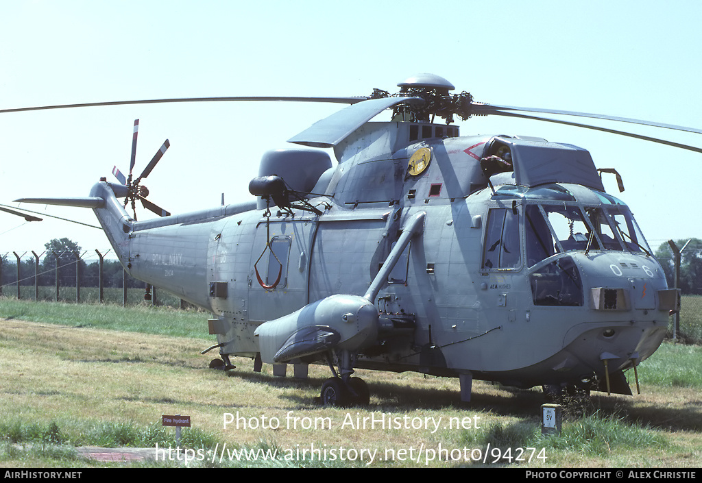 Aircraft Photo of ZD634 | Westland WS-61 Sea King HAS6 | UK - Navy | AirHistory.net #94274