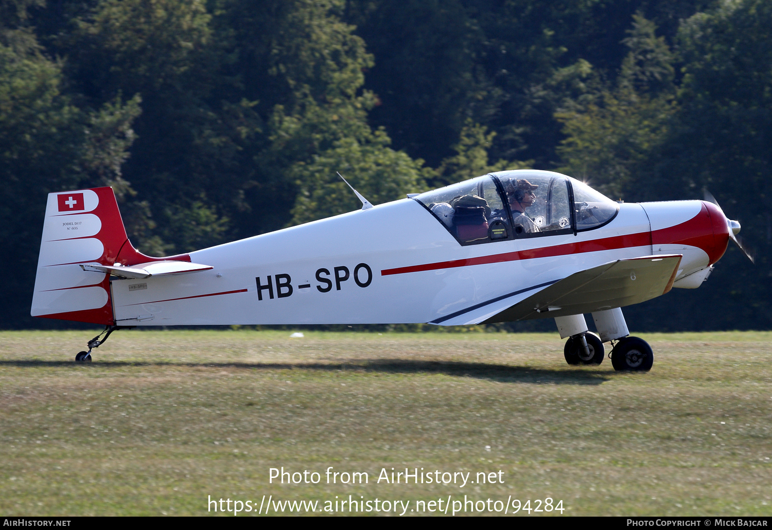 Aircraft Photo of HB-SPO | SAN Jodel D-117 | AirHistory.net #94284