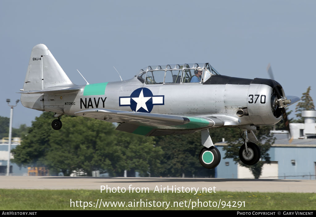 Aircraft Photo of N7090C | North American SNJ-4 Texan | USA - Navy | AirHistory.net #94291