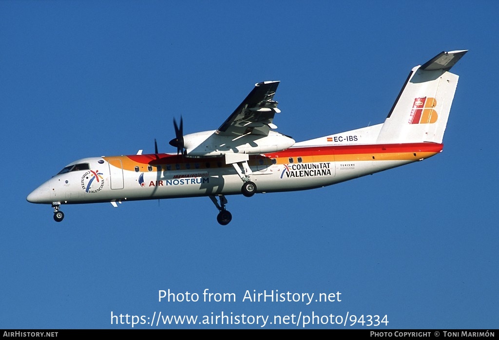 Aircraft Photo of EC-IBS | Bombardier DHC-8-315Q Dash 8 | Iberia Regional | AirHistory.net #94334