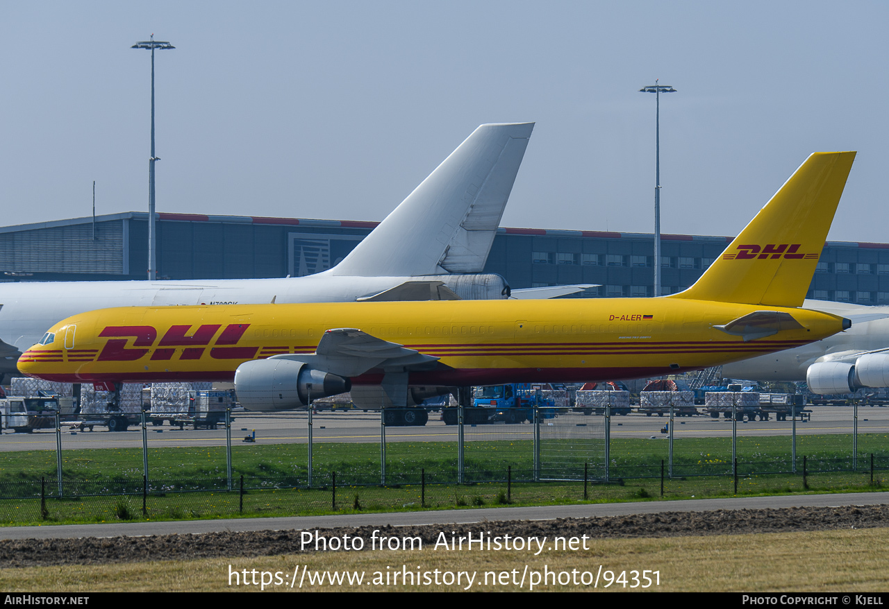 Aircraft Photo of D-ALER | Boeing 757-2Q8 | DHL International | AirHistory.net #94351