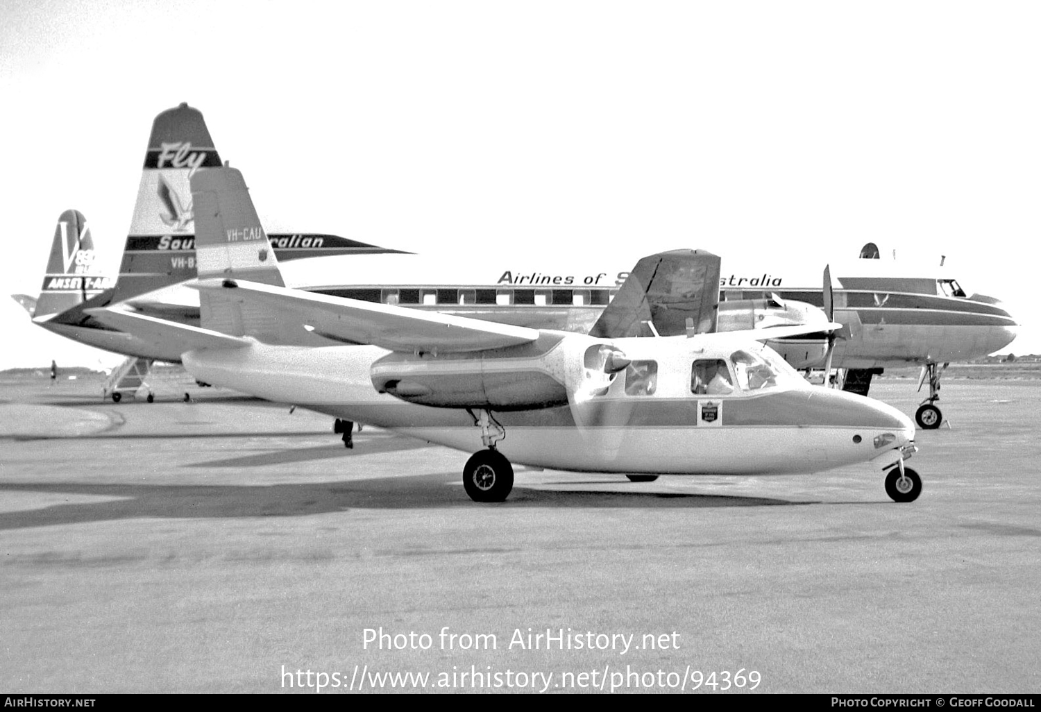 Aircraft Photo of VH-CAU | Aero Commander 560E Commander | Department of Civil Aviation | AirHistory.net #94369