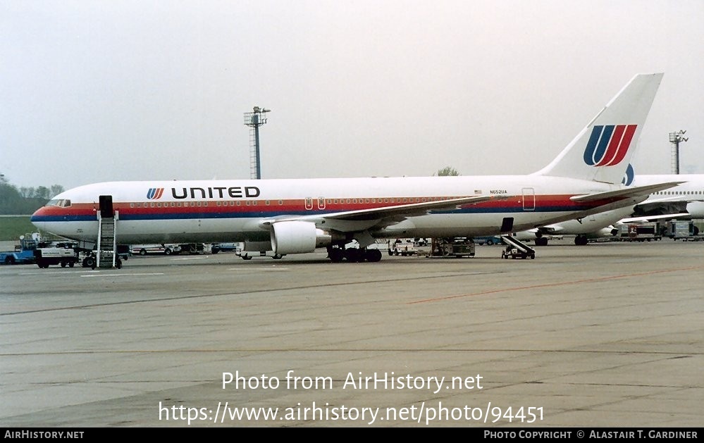 Aircraft Photo of N652UA | Boeing 767-322/ER | United Airlines | AirHistory.net #94451