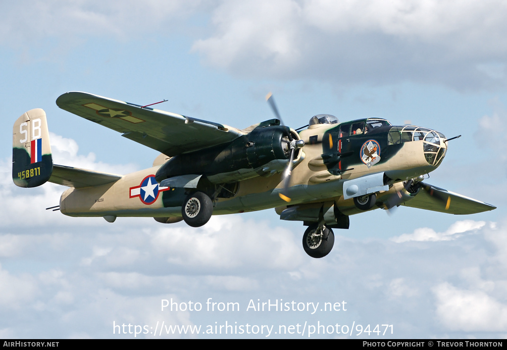 Aircraft Photo of F-AZZU / 458811 | North American B-25J Mitchell | USA - Air Force | AirHistory.net #94471