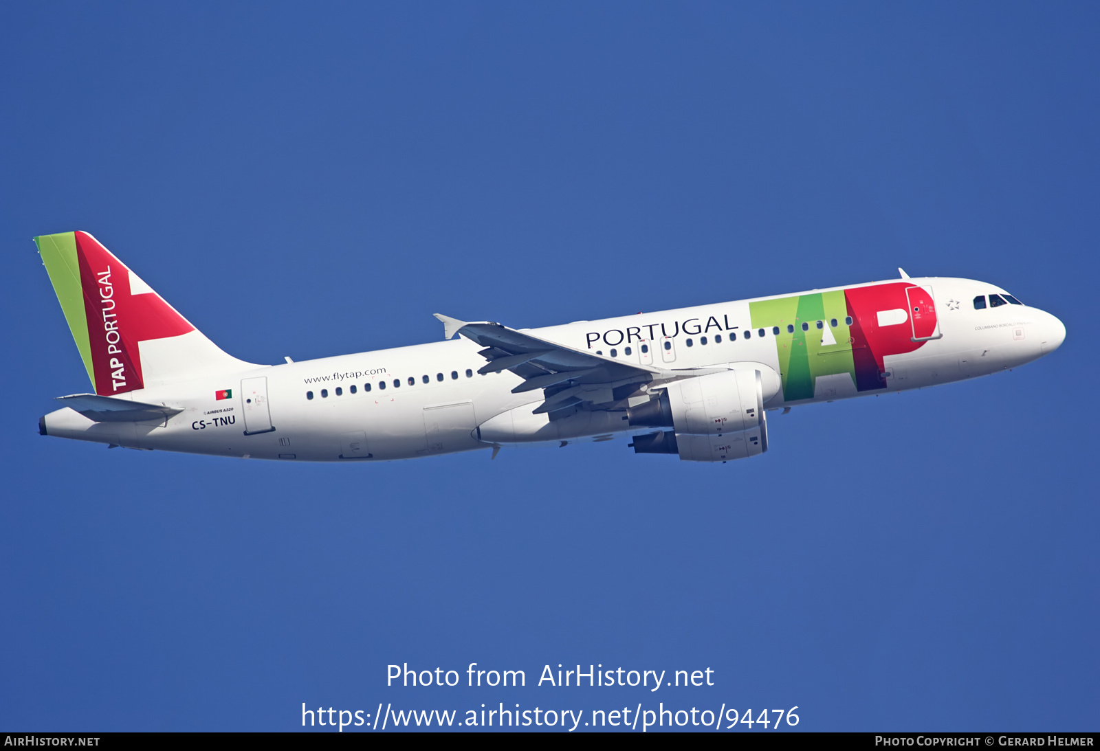 Aircraft Photo of CS-TNU | Airbus A320-214 | TAP Portugal | AirHistory.net #94476