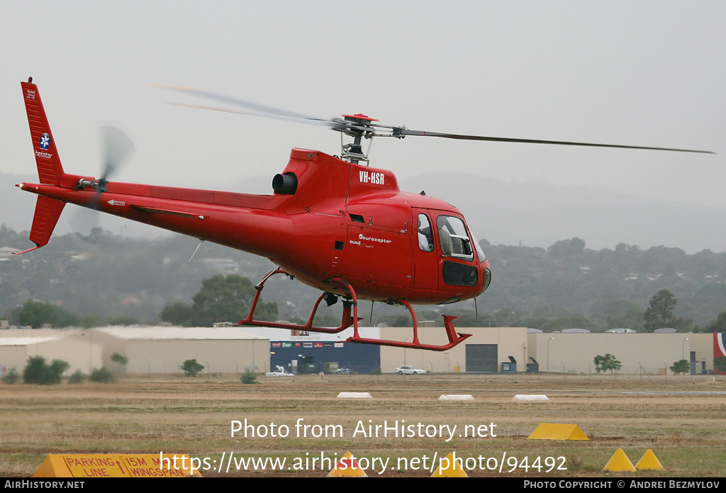 Aircraft Photo of VH-HSR | Aerospatiale AS-350D AStar Mk3 | Helistar Aviation | AirHistory.net #94492