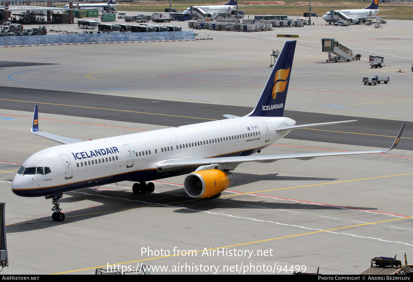 Aircraft Photo of TF-FIY | Boeing 757-256 | Icelandair | AirHistory.net #94499