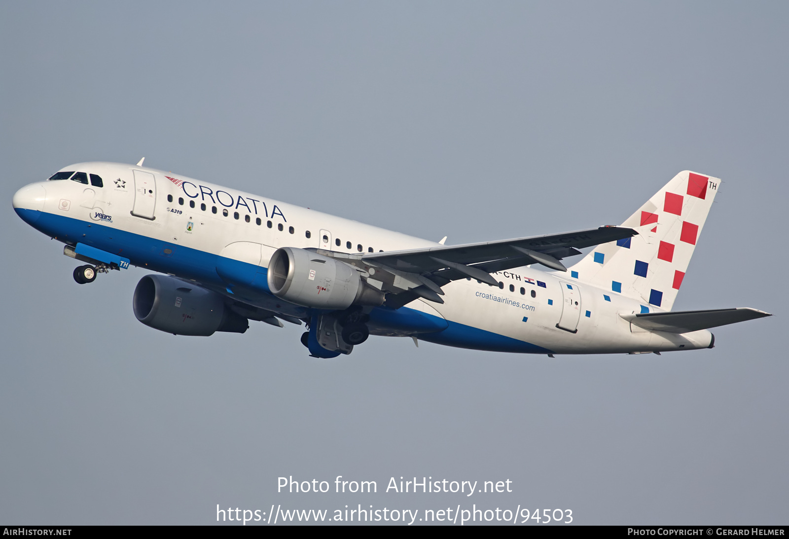 Aircraft Photo of 9A-CTH | Airbus A319-112 | Croatia Airlines | AirHistory.net #94503