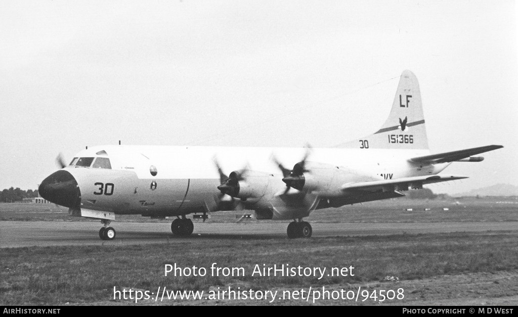 Aircraft Photo of 151366 | Lockheed P-3A Orion | USA - Navy | AirHistory.net #94508