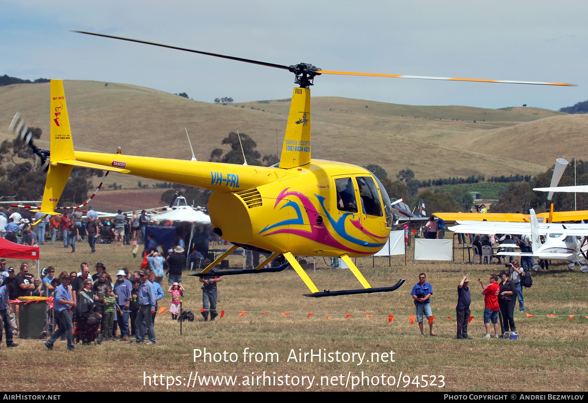 Aircraft Photo of VH-FRL | Robinson R-44 Clipper II | Barossa Helicopters | AirHistory.net #94523