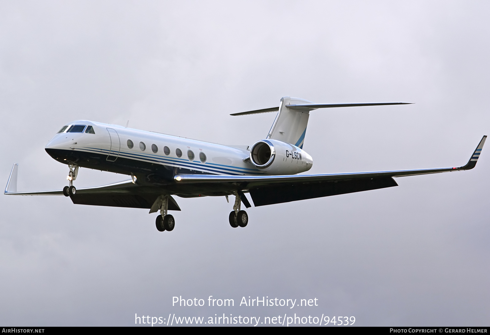 Aircraft Photo of G-LSCW | Gulfstream Aerospace G-V Gulfstream V-SP | AirHistory.net #94539