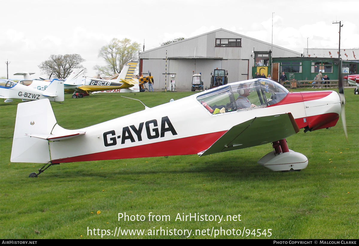Aircraft Photo of G-AYGA | SAN Jodel D-117 | AirHistory.net #94545