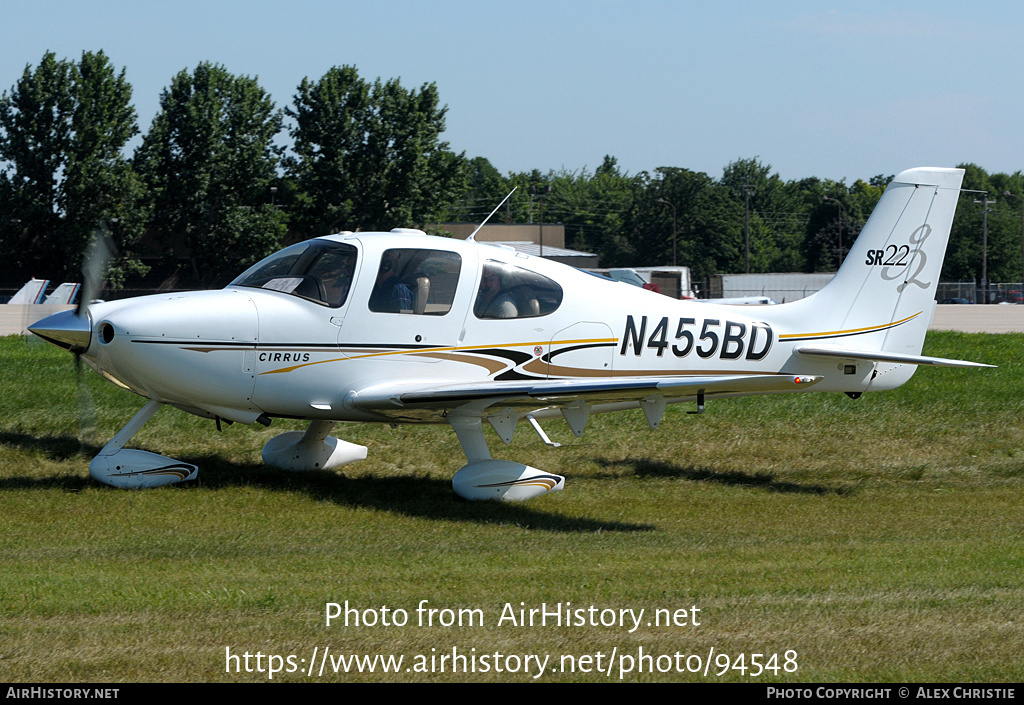 Aircraft Photo of N455BD | Cirrus SR-22 G2 | AirHistory.net #94548