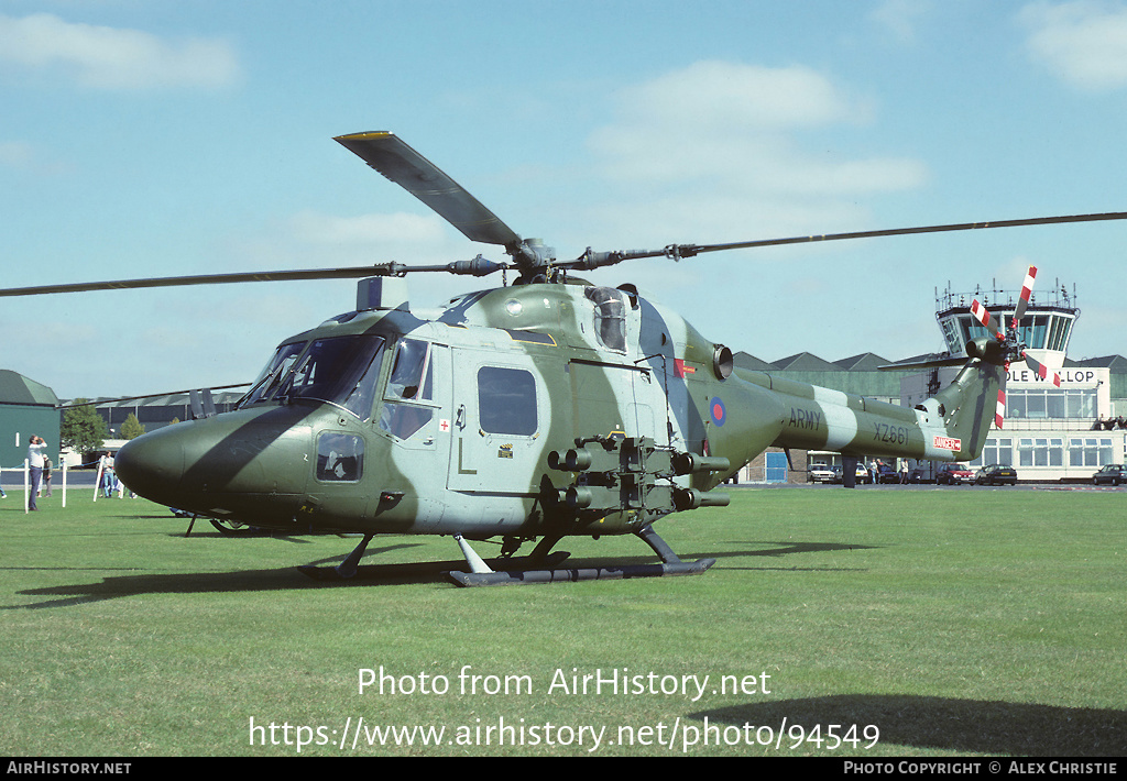 Aircraft Photo of XZ661 | Westland WG-13 Lynx AH1 | UK - Army | AirHistory.net #94549