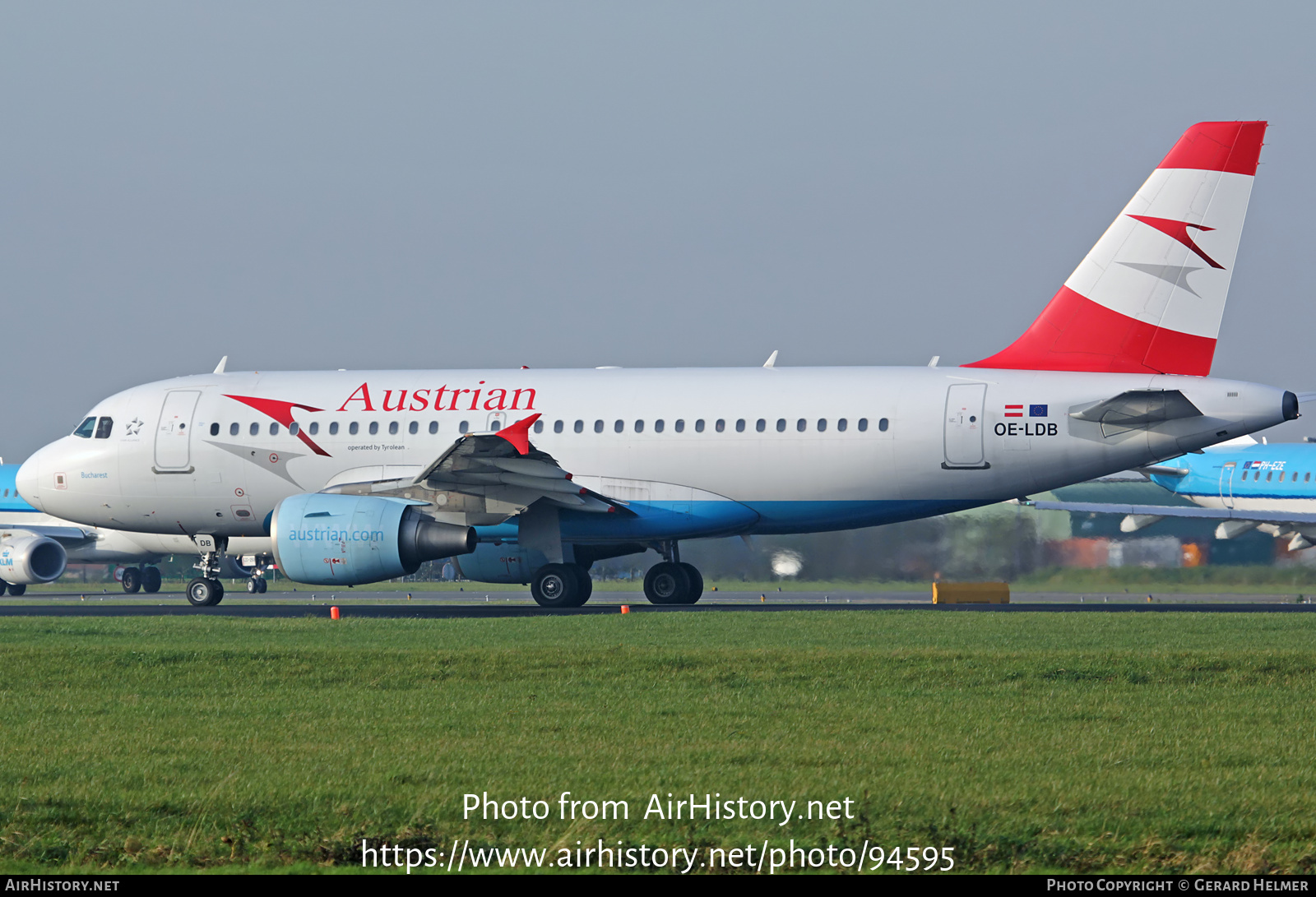 Aircraft Photo of OE-LDB | Airbus A319-112 | Austrian Airlines | AirHistory.net #94595