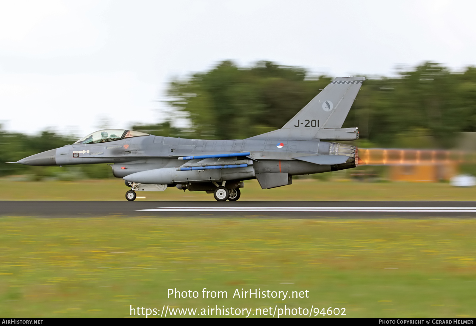 Aircraft Photo of J-201 | General Dynamics F-16AM Fighting Falcon | Netherlands - Air Force | AirHistory.net #94602