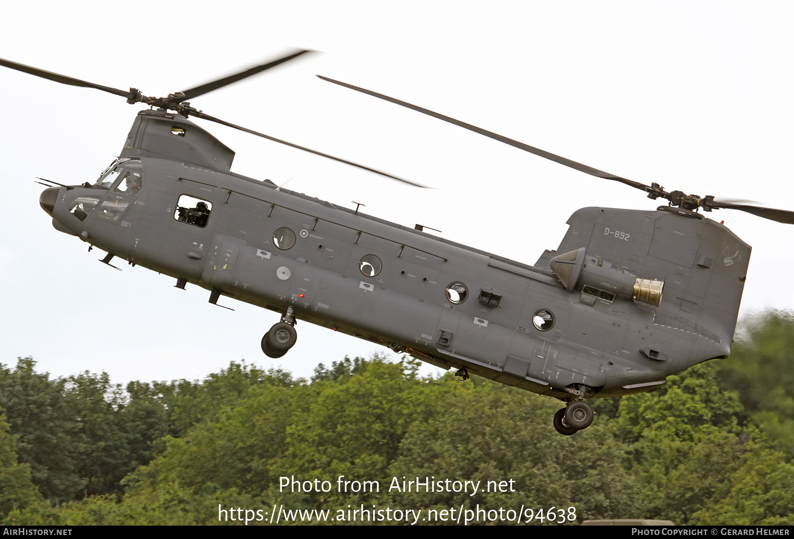 Aircraft Photo of D-892 | Boeing CH-47F Chinook (414) | Netherlands - Air Force | AirHistory.net #94638