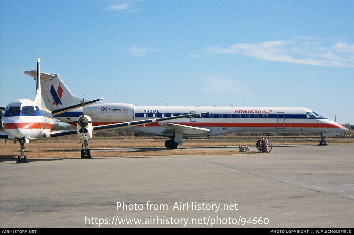 Aircraft Photo of N821AE | Embraer ERJ-140LR (EMB-135KL) | American Eagle | AirHistory.net #94660