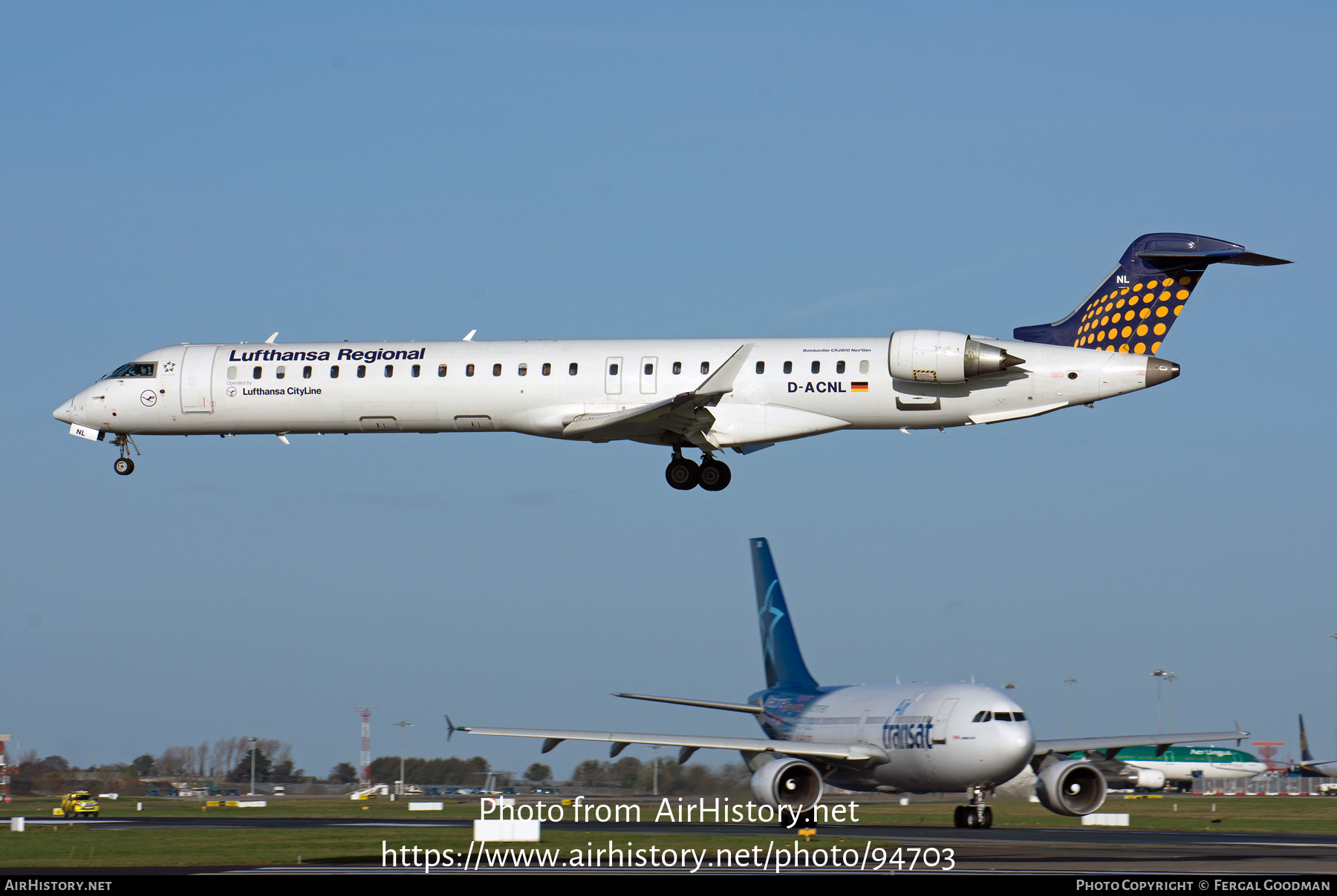 Aircraft Photo of D-ACNL | Bombardier CRJ-900LR (CL-600-2D24) | Lufthansa Regional | AirHistory.net #94703