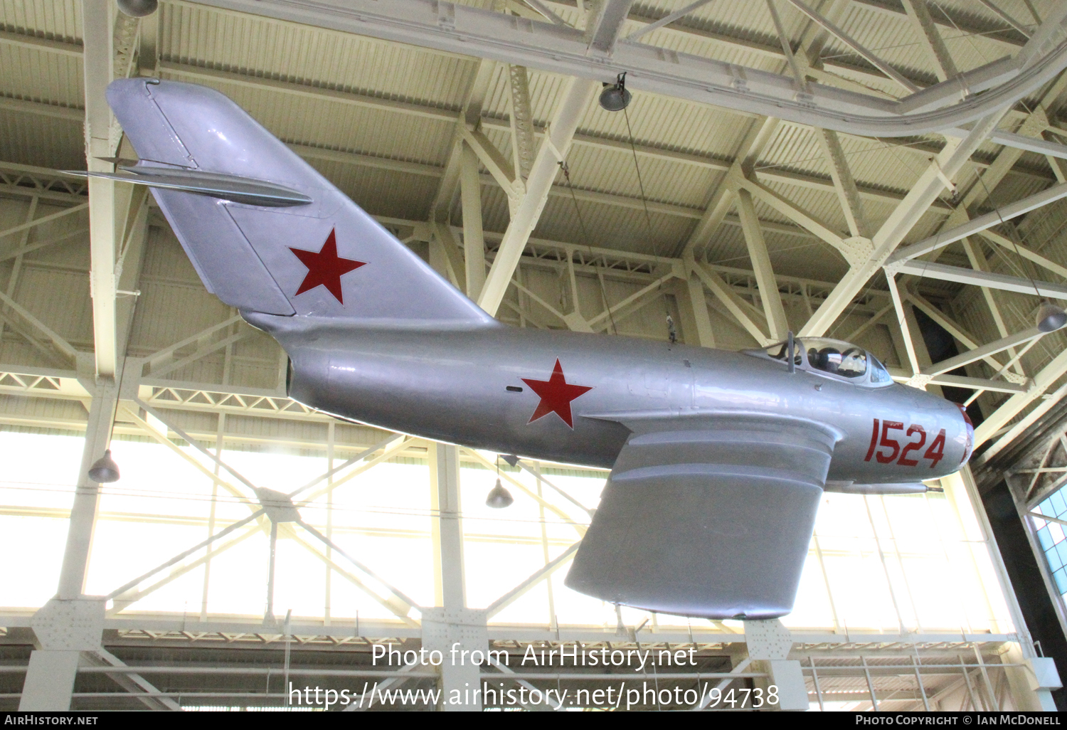 Aircraft Photo of 1524 | PZL-Mielec Lim-2 (MiG-15bis) | Soviet Union - Air Force | AirHistory.net #94738