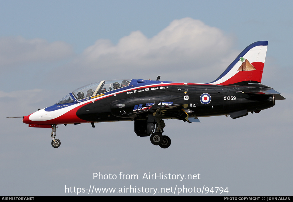 Aircraft Photo of XX159 | Hawker Siddeley Hawk T1A | UK - Air Force | AirHistory.net #94794