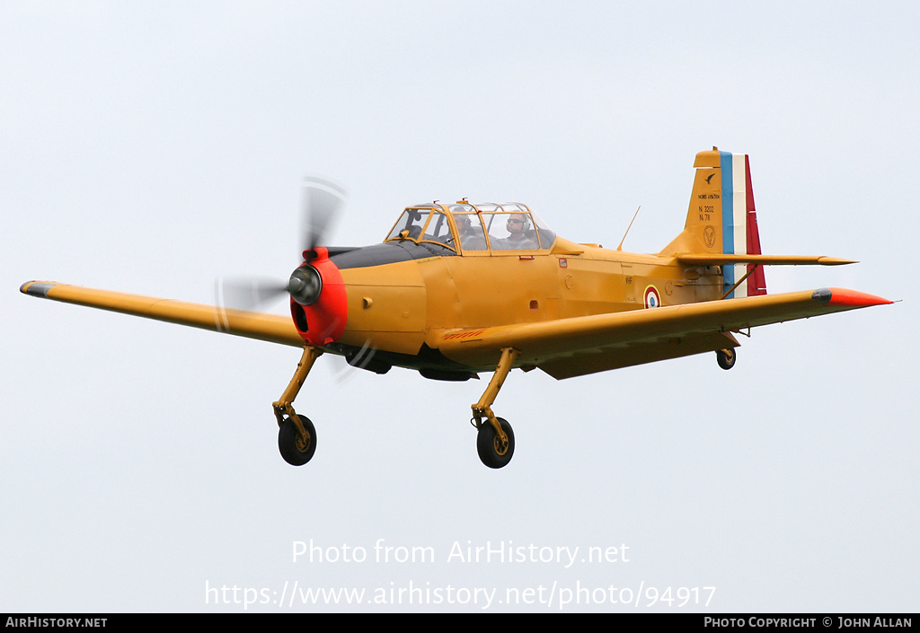 Aircraft Photo of G-BIZK / 78 | Nord 3202B1B Master | France - Air Force | AirHistory.net #94917