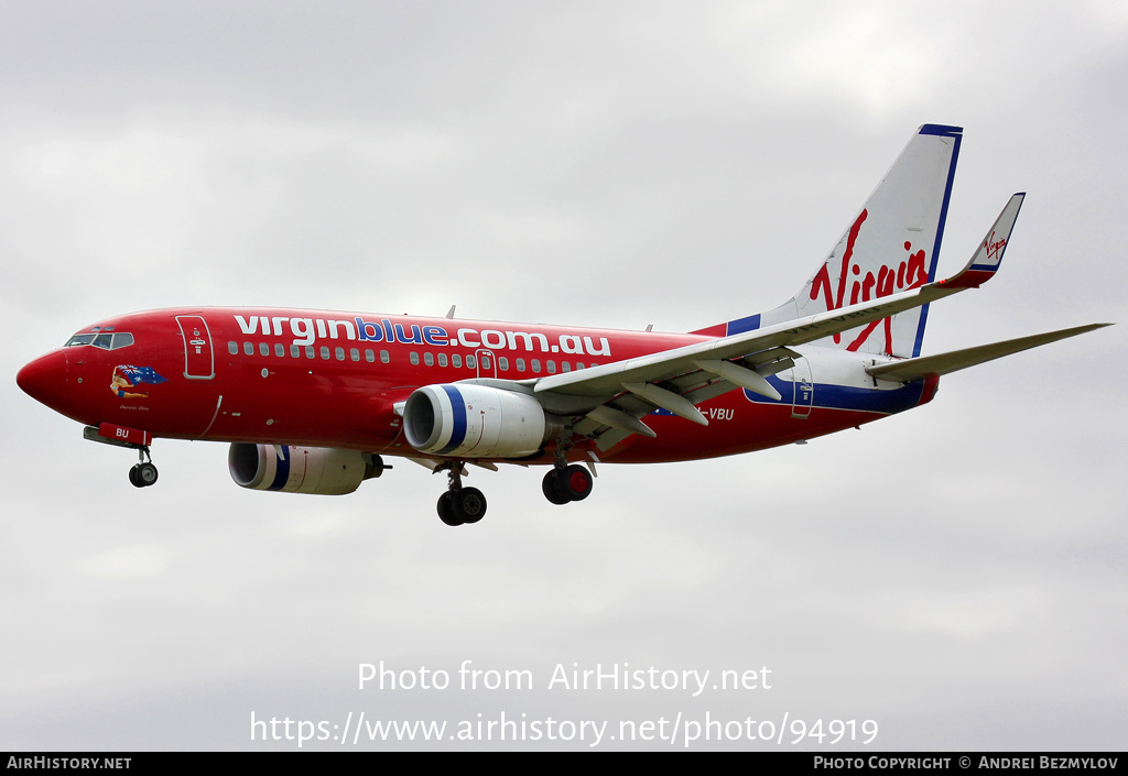Aircraft Photo of VH-VBU | Boeing 737-76Q | Virgin Blue Airlines | AirHistory.net #94919
