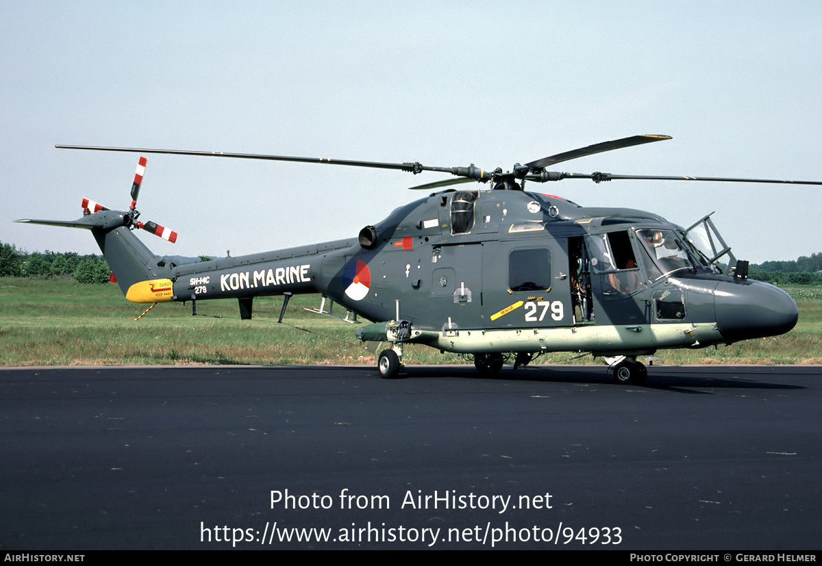 Aircraft Photo of 279 | Westland SH-14C Lynx Mk81 (WG-13) | Netherlands - Navy | AirHistory.net #94933