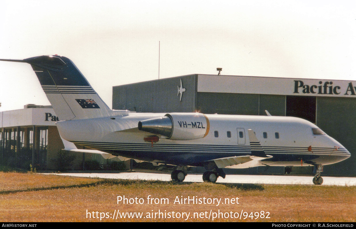 Aircraft Photo of VH-MZL | Canadair Challenger 601-1A (CL-600-2A12) | AirHistory.net #94982