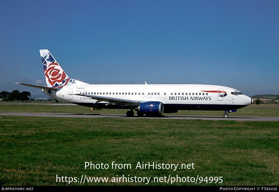 Aircraft Photo of G-DOCO | Boeing 737-436 | British Airways | AirHistory.net #94995