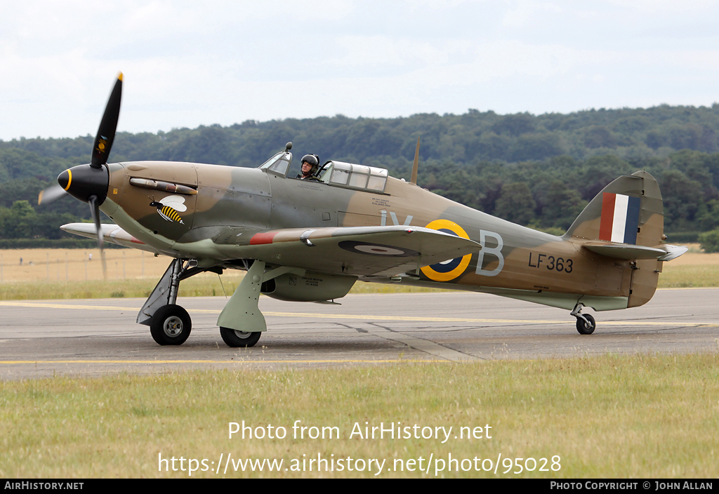 Aircraft Photo of LF363 | Hawker Hurricane Mk2C | UK - Air Force | AirHistory.net #95028