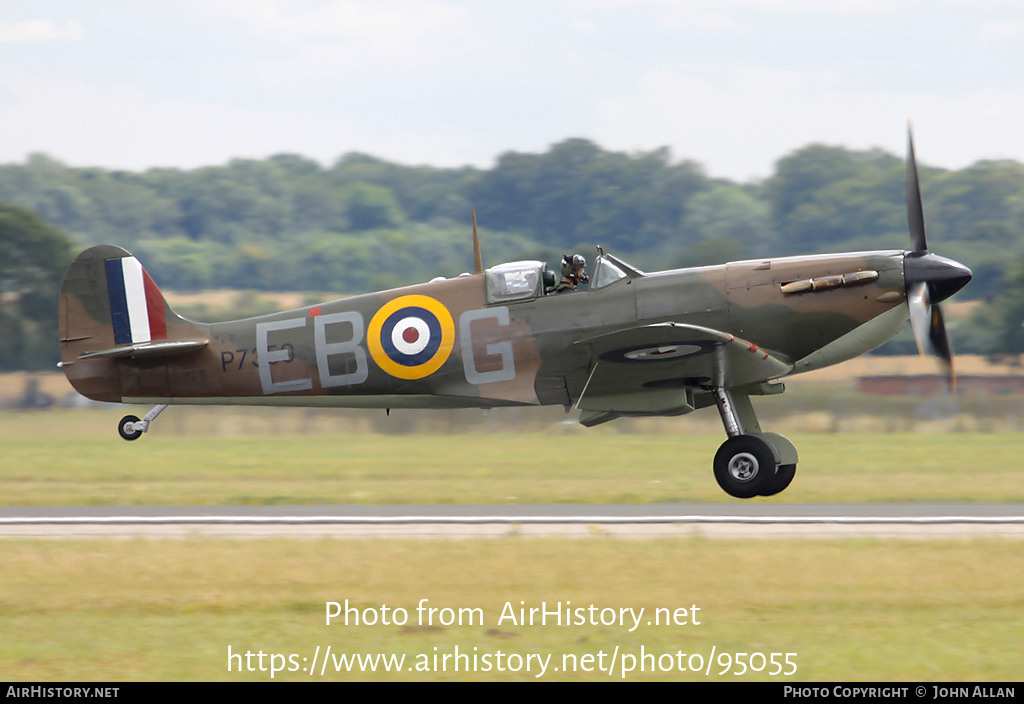 Aircraft Photo of P7350 | Supermarine 329 Spitfire Mk2A | UK - Air Force | AirHistory.net #95055