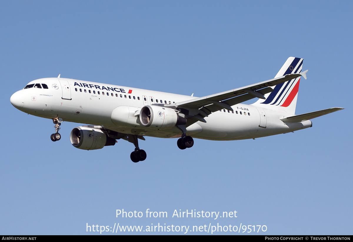 Aircraft Photo of F-GJVA | Airbus A320-211 | Air France | AirHistory.net #95170