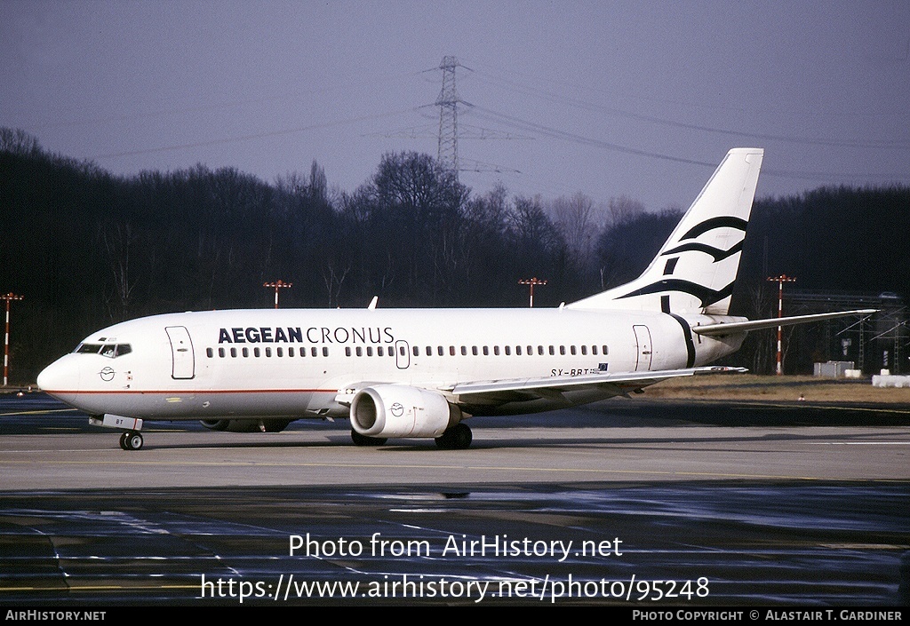 Aircraft Photo of SX-BBT | Boeing 737-33A | Aegean Cronus Airlines | AirHistory.net #95248