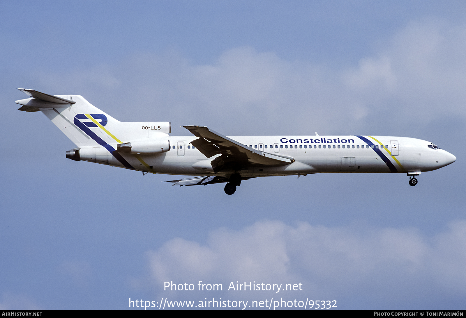 Aircraft Photo of OO-LLS | Boeing 727-2X3/Adv | Constellation International Airlines | AirHistory.net #95332