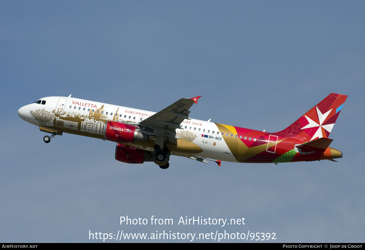 Aircraft Photo of 9H-AEO | Airbus A320-214 | Air Malta | AirHistory.net #95392