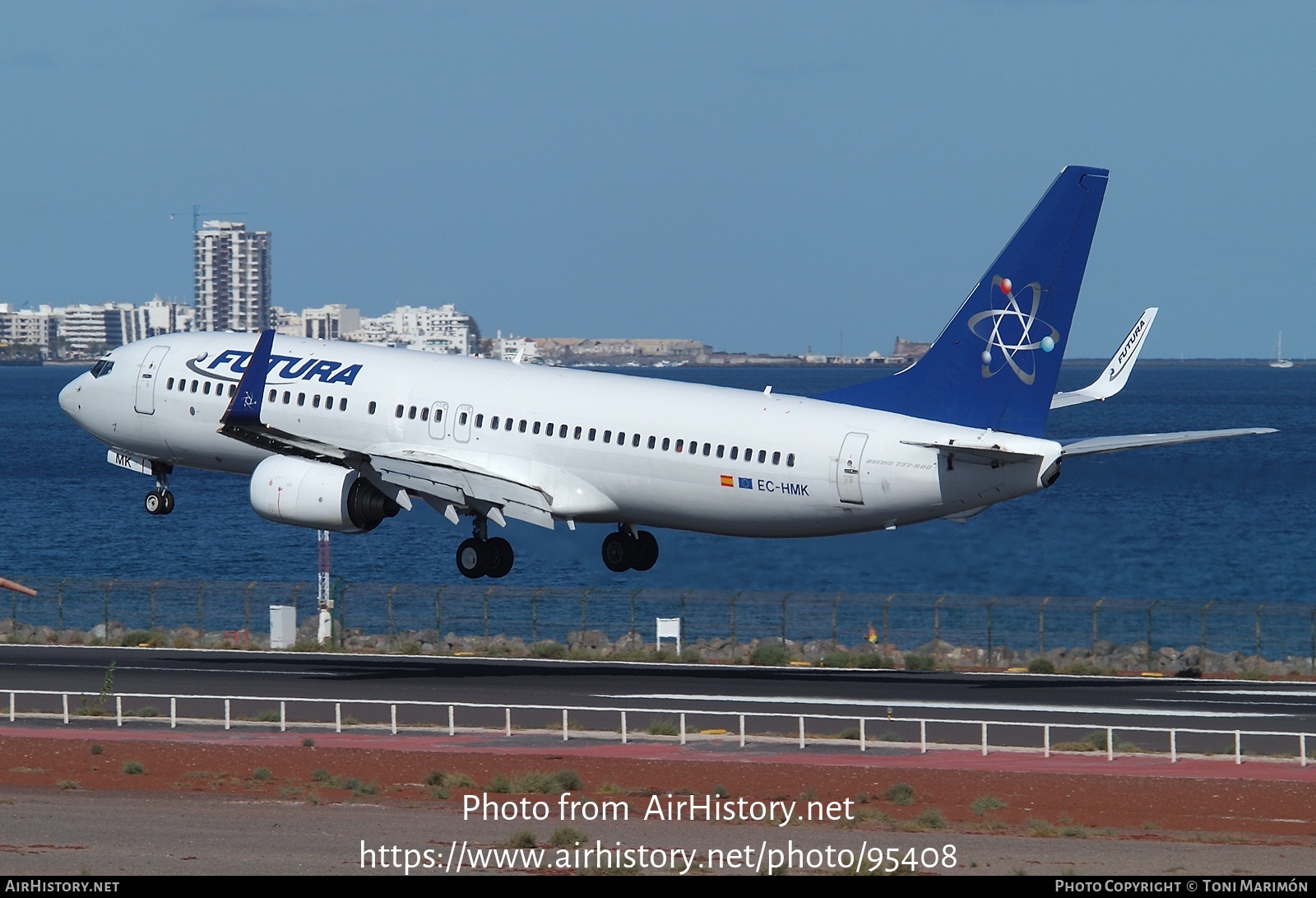 Aircraft Photo of EC-HMK | Boeing 737-86N | Futura International Airways | AirHistory.net #95408