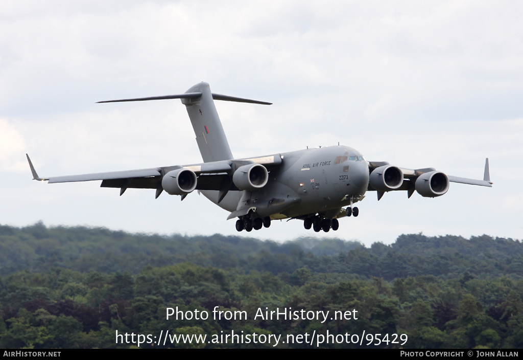 Aircraft Photo of ZZ173 | Boeing C-17A Globemaster III | UK - Air Force | AirHistory.net #95429