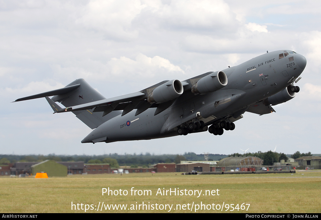 Aircraft Photo of ZZ173 | Boeing C-17A Globemaster III | UK - Air Force | AirHistory.net #95467