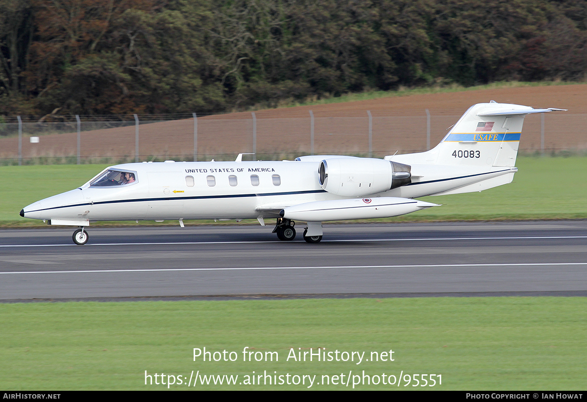 Aircraft Photo of 84-0083 / 40083 | Gates Learjet C-21A (35A) | USA - Air Force | AirHistory.net #95551