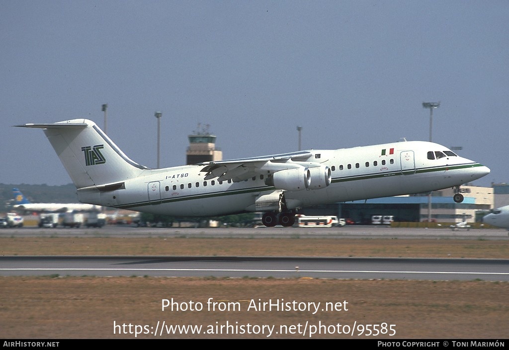 Aircraft Photo of I-ATSD | British Aerospace BAe-146-300 | TAS Airways - Trasporti Aerei Speciali | AirHistory.net #95585