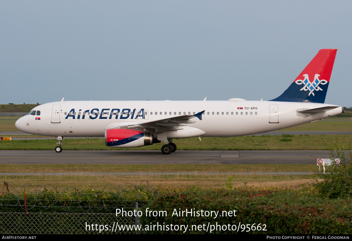 Aircraft Photo of YU-APG | Airbus A320-232 | Air Serbia | AirHistory.net #95662