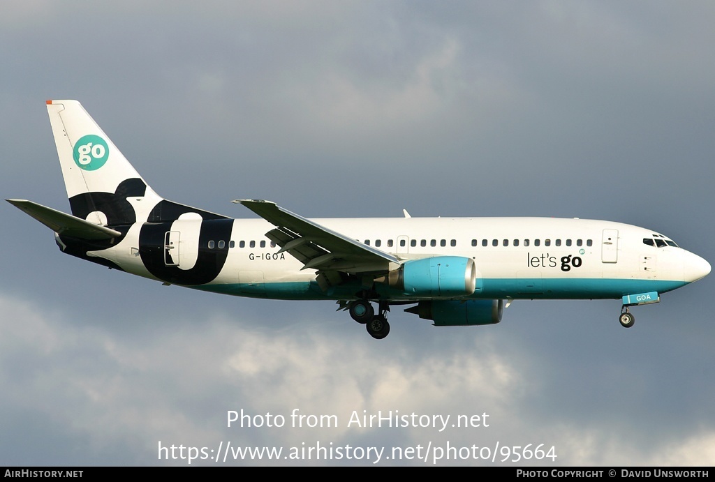 Aircraft Photo of G-IGOA | Boeing 737-3Y0 | Go Fly | AirHistory.net #95664