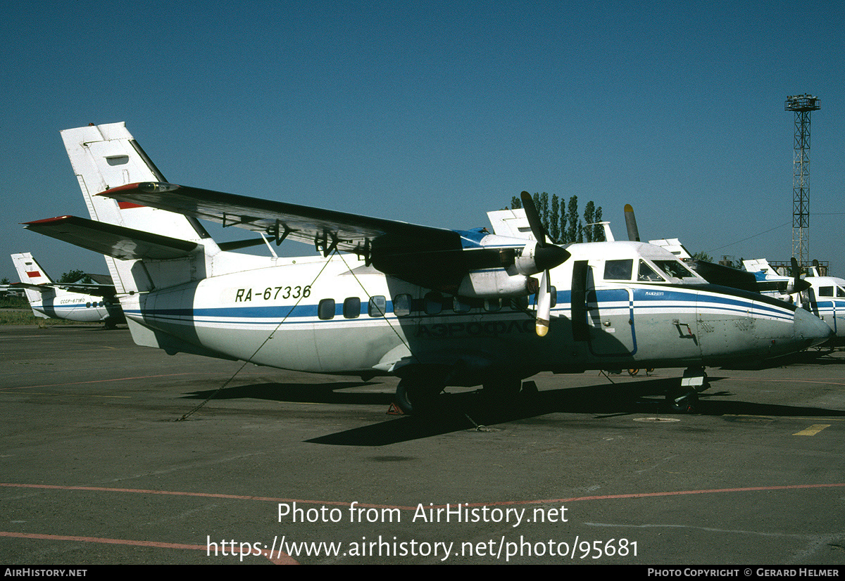 Aircraft Photo of RA-67336 | Let L-410UVP Turbolet | Aeroflot | AirHistory.net #95681